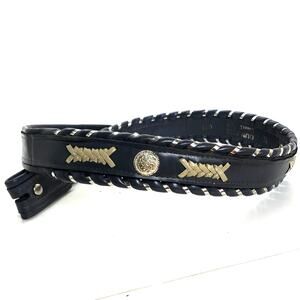 Dun Dee Leather Belt Size 32 1.75 In Wide